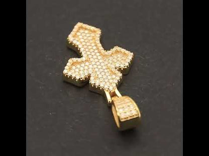 Moissanite Cross Pendant