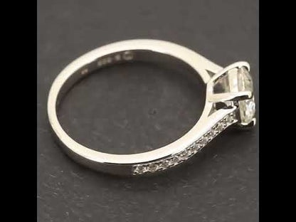 1ctw Moissanite Engagement Ring Size 7