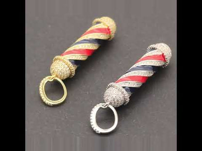 Barber Pole Pendant
