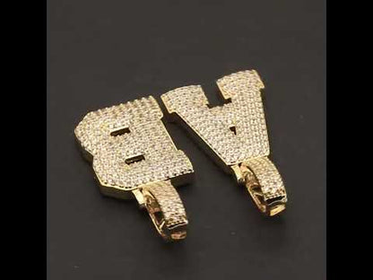 Block Letter E Pendant