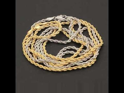 2mm Rope Chain 24"