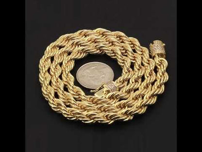 8mm Rope Chain 24"