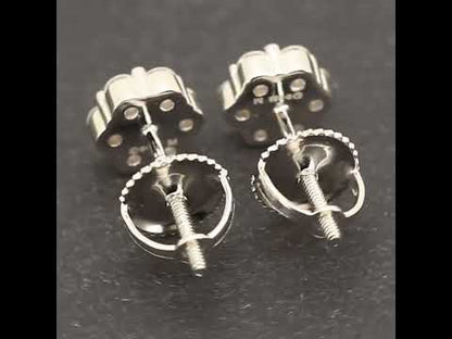 6mm Moissanite Cluster Studs