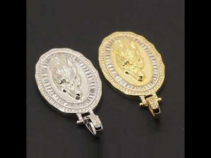 Virgin Mary Medallion Pendant