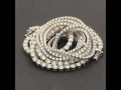 4mm Moissanite Tennis Chain 20"
