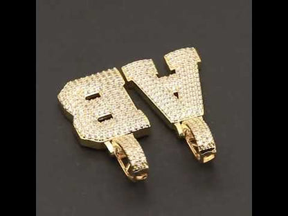 Block Letter A Pendant