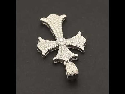 Moissanite Cross Pendant