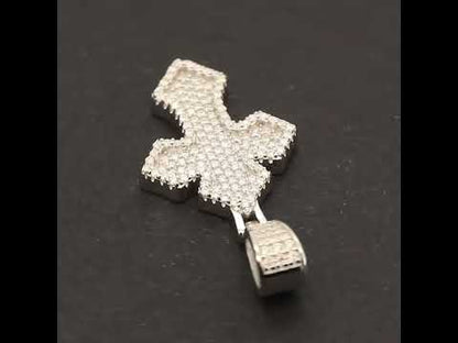 Moissanite Cross Pendant