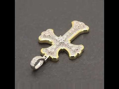 Flared Cross Pendant