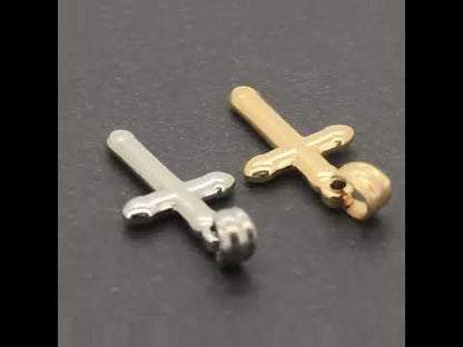 Plain Rounded Cross Pendant
