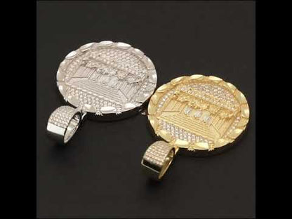 Moissanite Last Supper Pendant