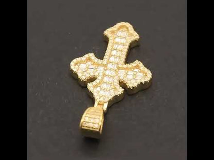 Moissanite Cross Pendant