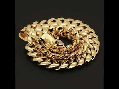 24mm Miami Cuban Link Chain 30"