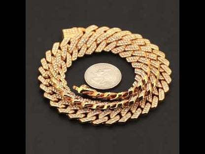 13mm Cuban Link Chain 22"