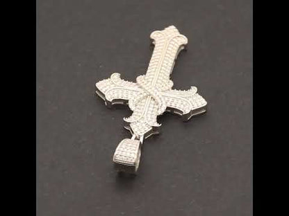Moissanite Cross Pendant
