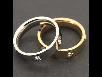 5mm Flush Set Band Ring Size 5