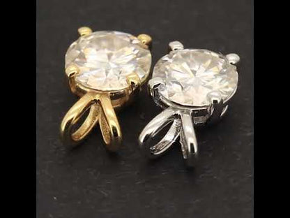 Moissanite Solitaire Pendant