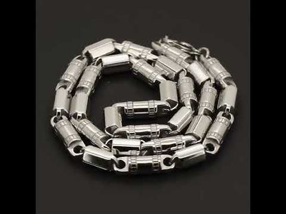 8mm Barrel Link Chain 24"