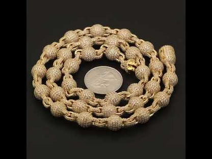 10mm Ball Bracelet 8"