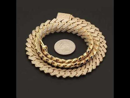 12mm Cuban Link Bracelet 8"