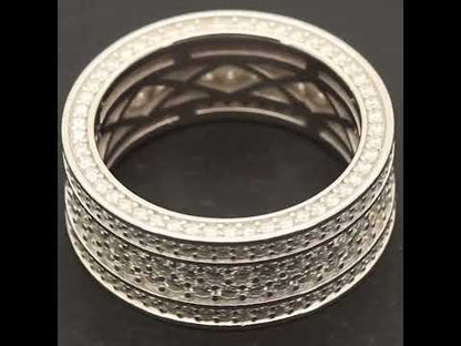 3.37ct Moissanite Band Ring Size 8