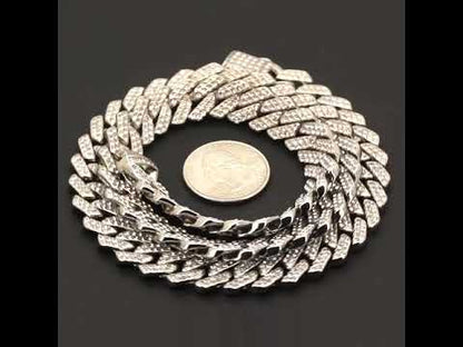 13mm Cuban Link Bracelet 8.2"