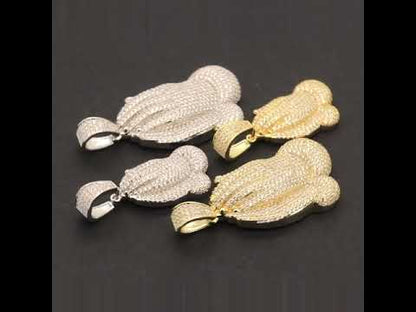 Praying Folded Hands Pendant S