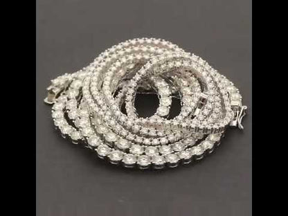 2mm Moissanite Tennis Bracelet 6.5"