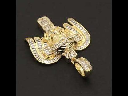 Jesus Angel Wing Cross Pendant