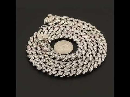 12mm Cuban Link Bracelet 8.5"