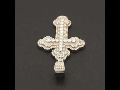 Moissanite Cross Pendant