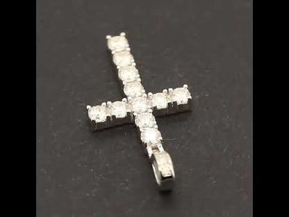 Moissanite Cross Pendant