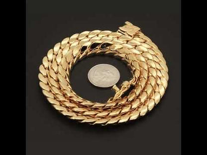 12mm Miami Cuban Link Chain 30"