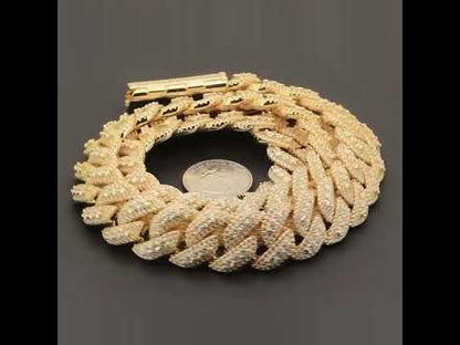 20mm Cuban Link Bracelet 8.5"