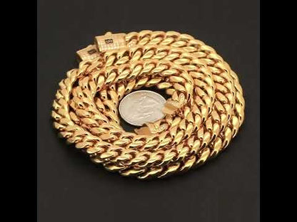 12mm Monaco Miami Cuban Link Chain 20"