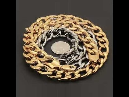 14mm Figaro Link Bracelet 8.5"