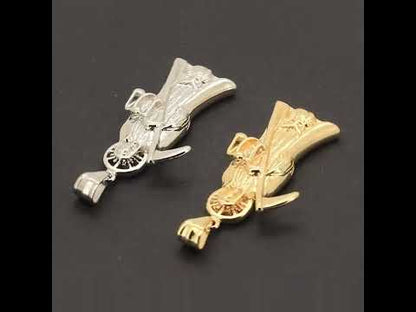 Santa Muerte Grim Reaper Pendant