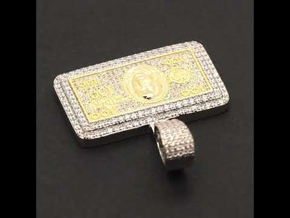 $100 Dollar Bill Pendant