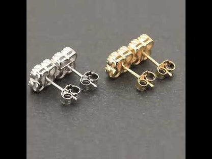8mm Clover Studs