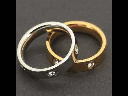 5mm Flush Set Band Ring Size 6