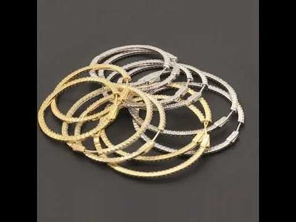 2mm x 60 mm Pavé Hoops