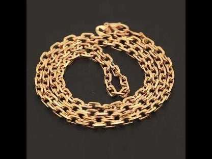 3mm Paper Clip Chain 24"