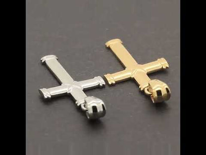 Plain Knot Cross Pendant