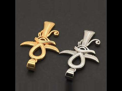 Evil Eye Ankh Cross Pendant