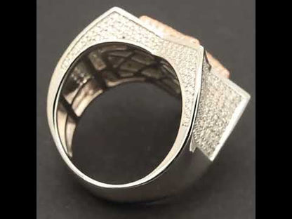 2.17ct Moissanite Star Ring Size 8