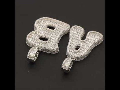 Bubble Letter B Pendant