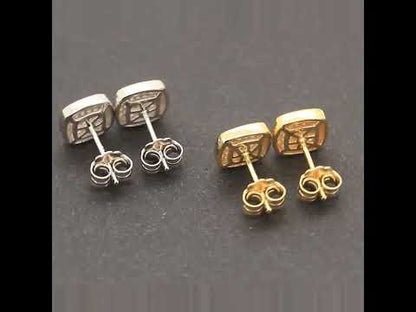 10mm Puffy Square Studs