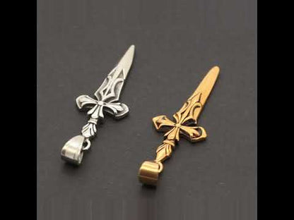 Cross Hilt Sword Pendant