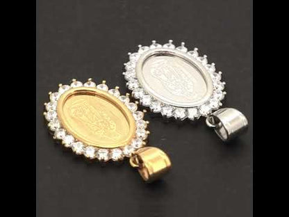 Virgin Mary Halo Pendant