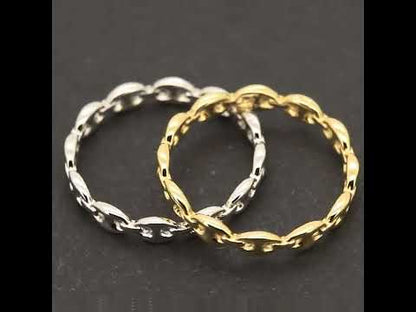 3mm Mariner Link Band Ring Size 6